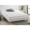 Ensemble Matelas + Sommier 140 X 190 Cm - 5 Zones Et Mémoire De Forme...