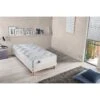 Ensemble Matelas Ressort 5 Zones + Sommier Bois Massif - Accueil Moell...