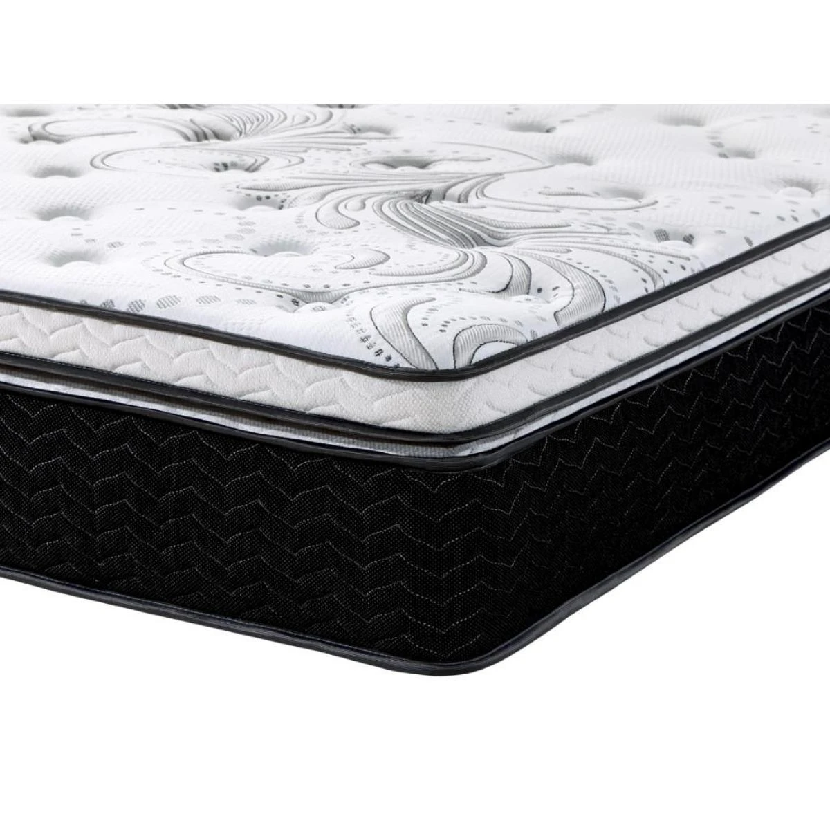 Ensemble Sommier + Matelas Ressorts Ensachés Et Surmatelas Intégré ... – Image 5