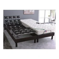 Ensemble Relaxation Accueil Latex + Sommier Zone Lombaire Plus Ferme -...