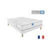 Ensemble Matelas Belle Literie Intimité + Sommier Tapissier 140x190