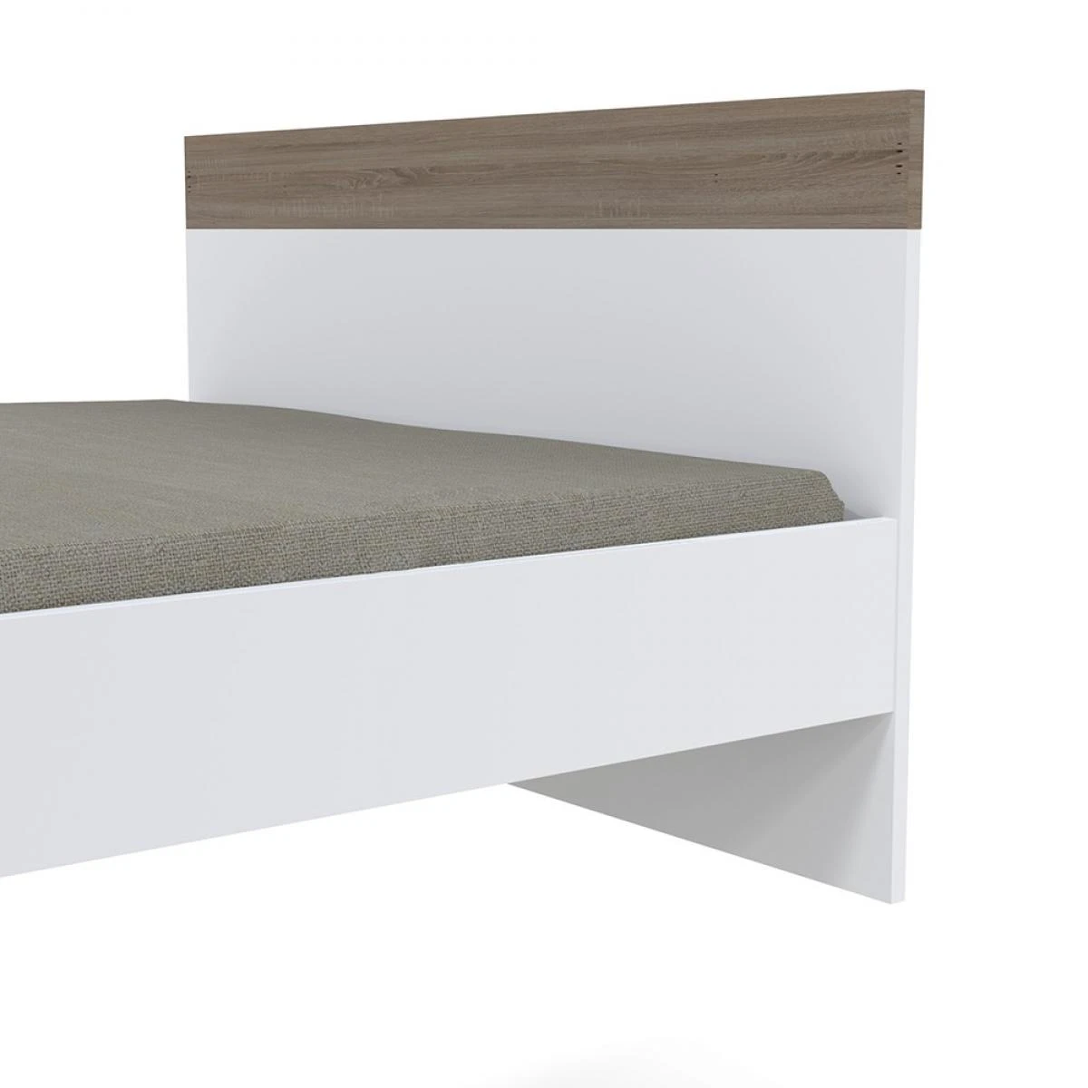 Lit CAMPER 140x190 Cm / Blanc & ChĂȘne Blanchi â Image 3