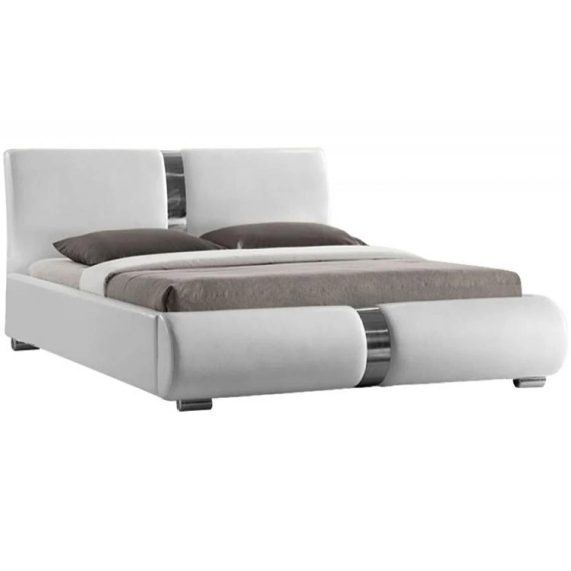 Lit Design Blanc 140x190cm VITARA