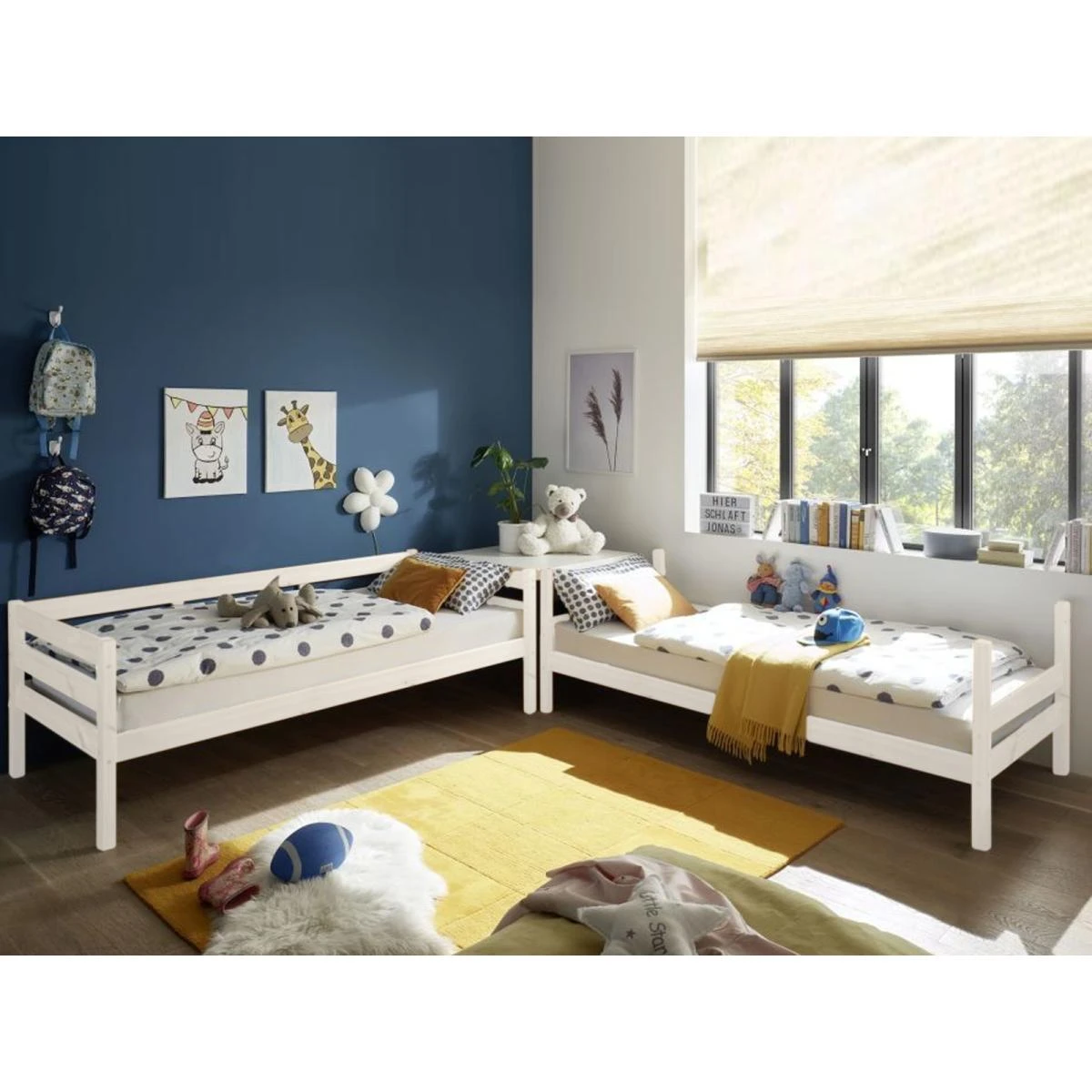 Lit Superposé Morianne 90x200 Cm Blanc Sans Sommier – Image 3