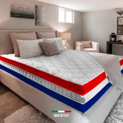 Matelas 140x190 à Mémoire De Forme - épaisseur 25 Cm - 9 Zones Diff...