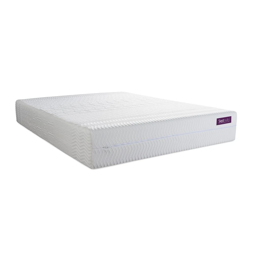 PACK Matelas + Sommier Gris 140x200 Memo Bio Mousse à Mémoire De Fo... – Image 3