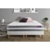 Matelas 180x200 + Double Sommiers 90x200 Memo Plus Mémoire De Forme 3...