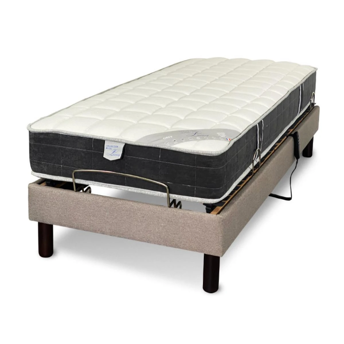 Matelas Essenzia Zen GREY CLASSIC 80x200 Ressorts â Image 2