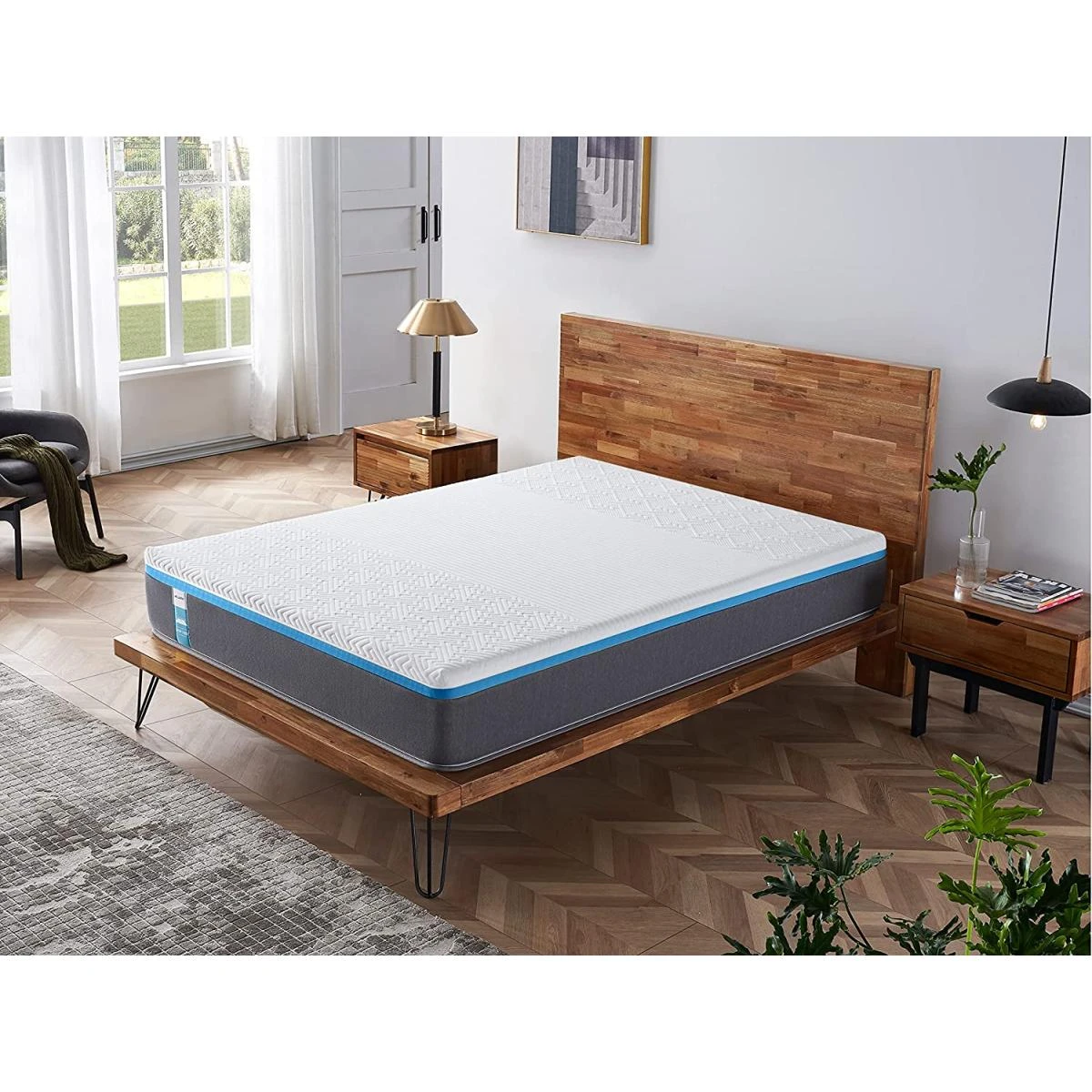 Matelas Ypsilon Equilibré, Latex Et Mémoire De Forme - 90x200cm - É...