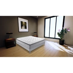 Matelas EXTENSION - Ressorts Ensachés Surmatelas Mémoire De Forme 16...