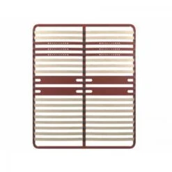 Sommier Bultex Cadre à Lattes 5 Zones 2x90x200