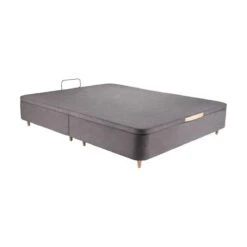 Sommier Coffre 140x190 Cm HORIZON Gris