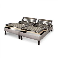 Sommier Electrique Essenzia Zen EMOTION GRIS 90x200