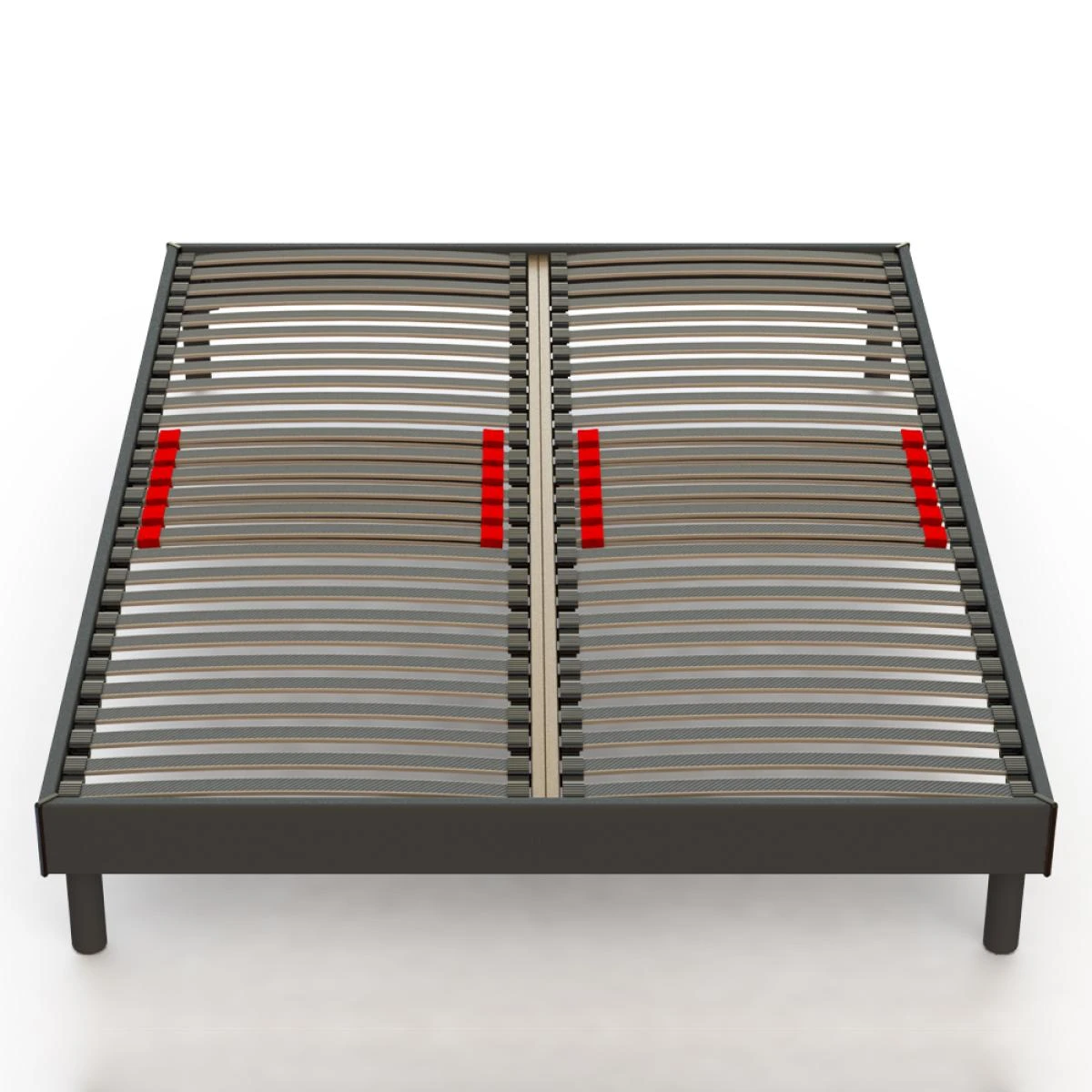 Sommier Prodige Avec Curseurs Réglables – Gris Anthracite | 140x200... – Image 3
