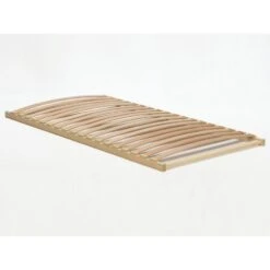 Sommier NEVADA 90x190 Cadre Bois 18 Lattes Multiplis / Naturel