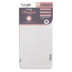 TINEO Matelas Bébé Climatisé 60x120 Cm