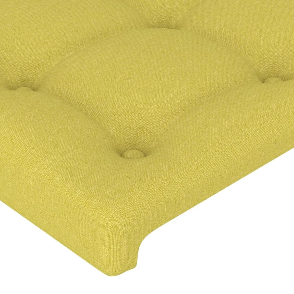 VidaXL TĂȘtes De Lit 2 Pcs Vert 100x5x78/88 Cm Tissu â Image 4